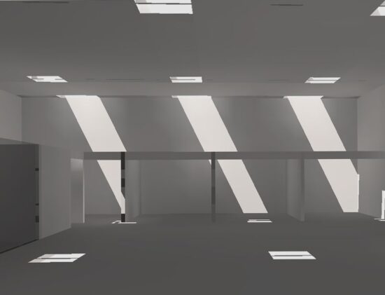 IDeAs Z2 Design Facility Daylight Harvesting Rendering. San Jose, California. (Rendering by IDeAs)