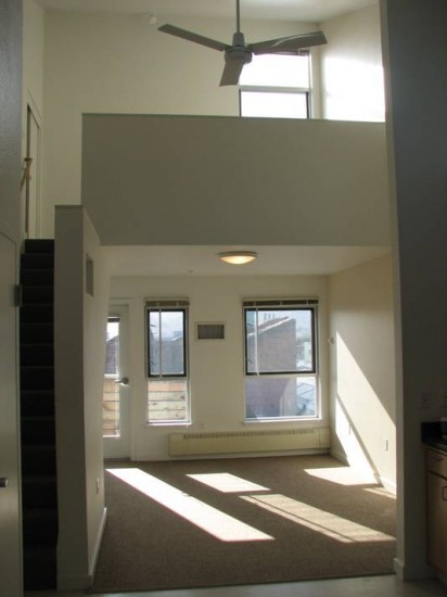 4th Floor Loft Unit at Folsom Dore Apartments. San Francisco, California. (Photo courtesy David Baker + Partners Architects)