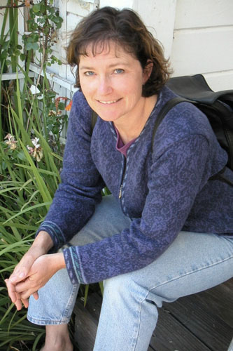 Sustainable design consultant Andrea Traber.