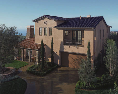 Residential Sole Power Tile Roof Installation #1 in the U.S. West Coast. (Photo courtesy SRS Energy)