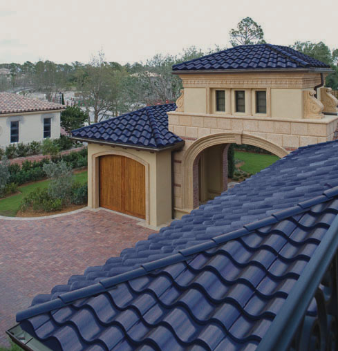 Residential Sole Power Tile Roof Installation #1 in the U.S. West Coast. (Photo courtesy SRS Energy)