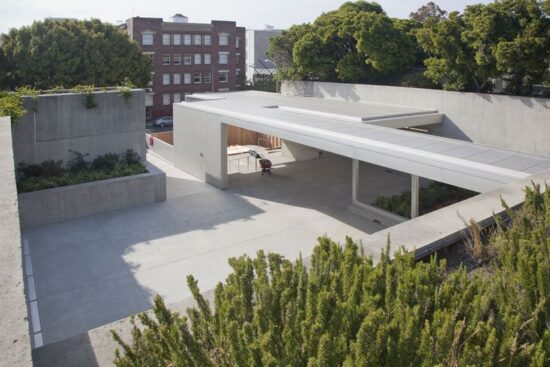 Oakland Museum of California main entrance perspective. Oakland, California. (Photo by Oliver Shay)