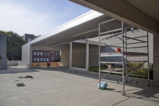 Oakland Museum of California entrance foyer. Oakland, California. (Photo by Oliver Shay)
