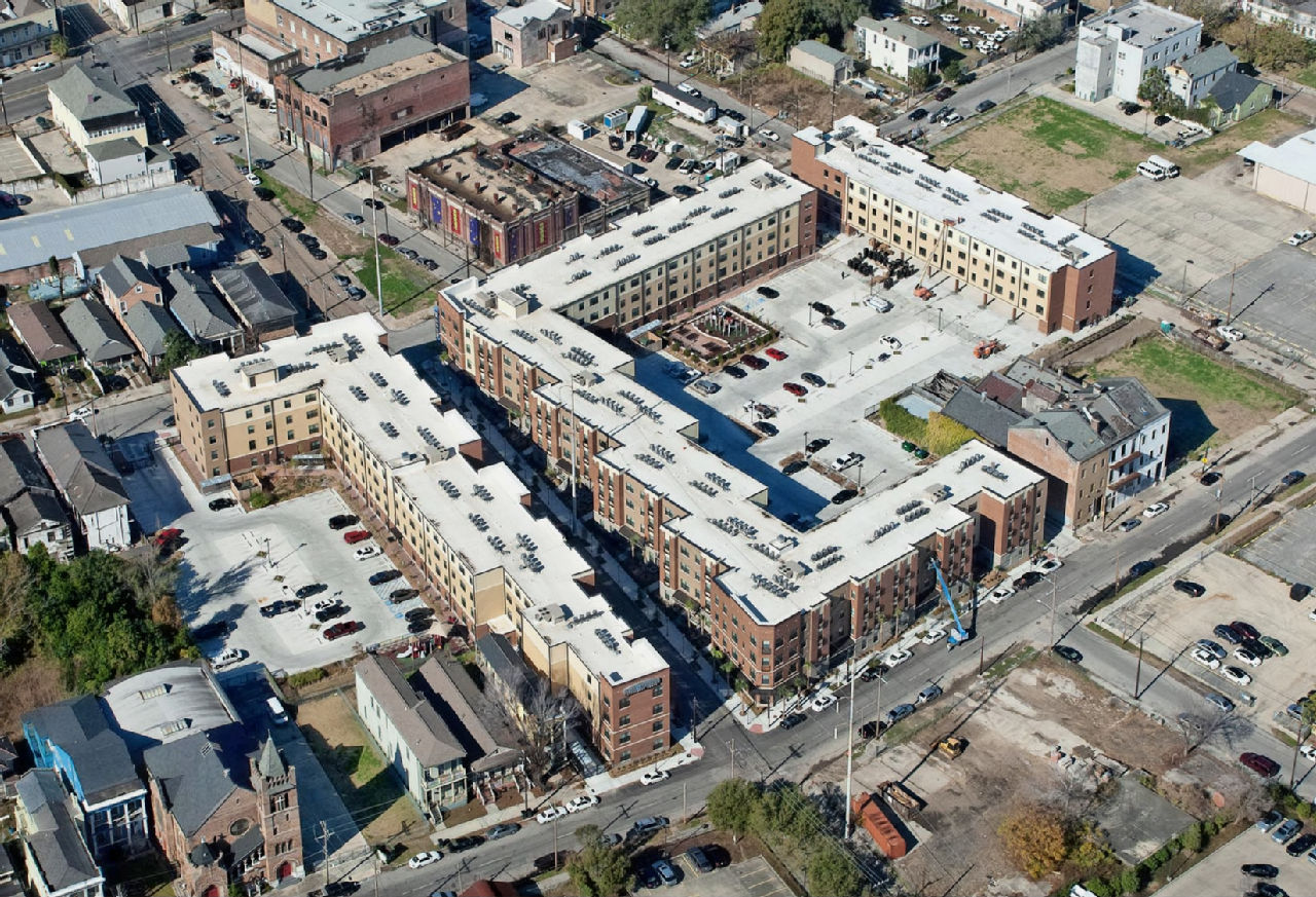 Aerial View of Project near Completion (Photo courtesy LDG & GCHP)